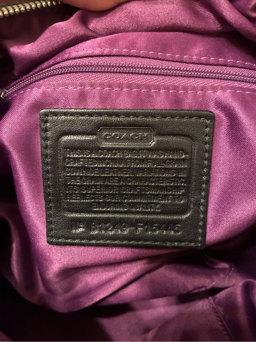 Coach authentic vintage